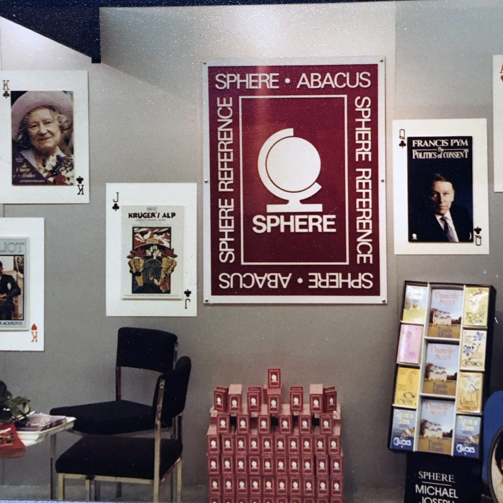 Brighton Booksellers Association stand for Sphere Books