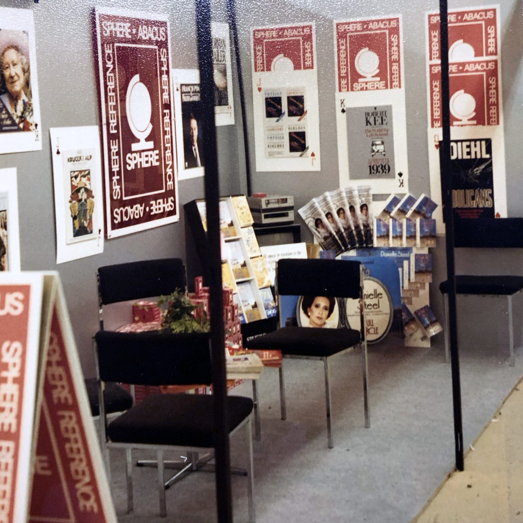 Brighton Booksellers Association stand for Sphere Books